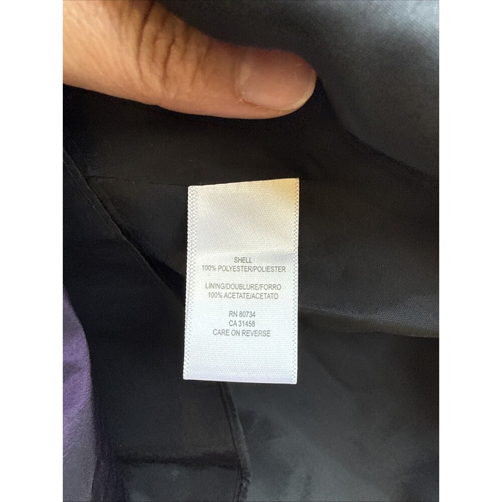 BCBGeneration Deep Purple Pleated Mini Dress - Picture 8 of 8
